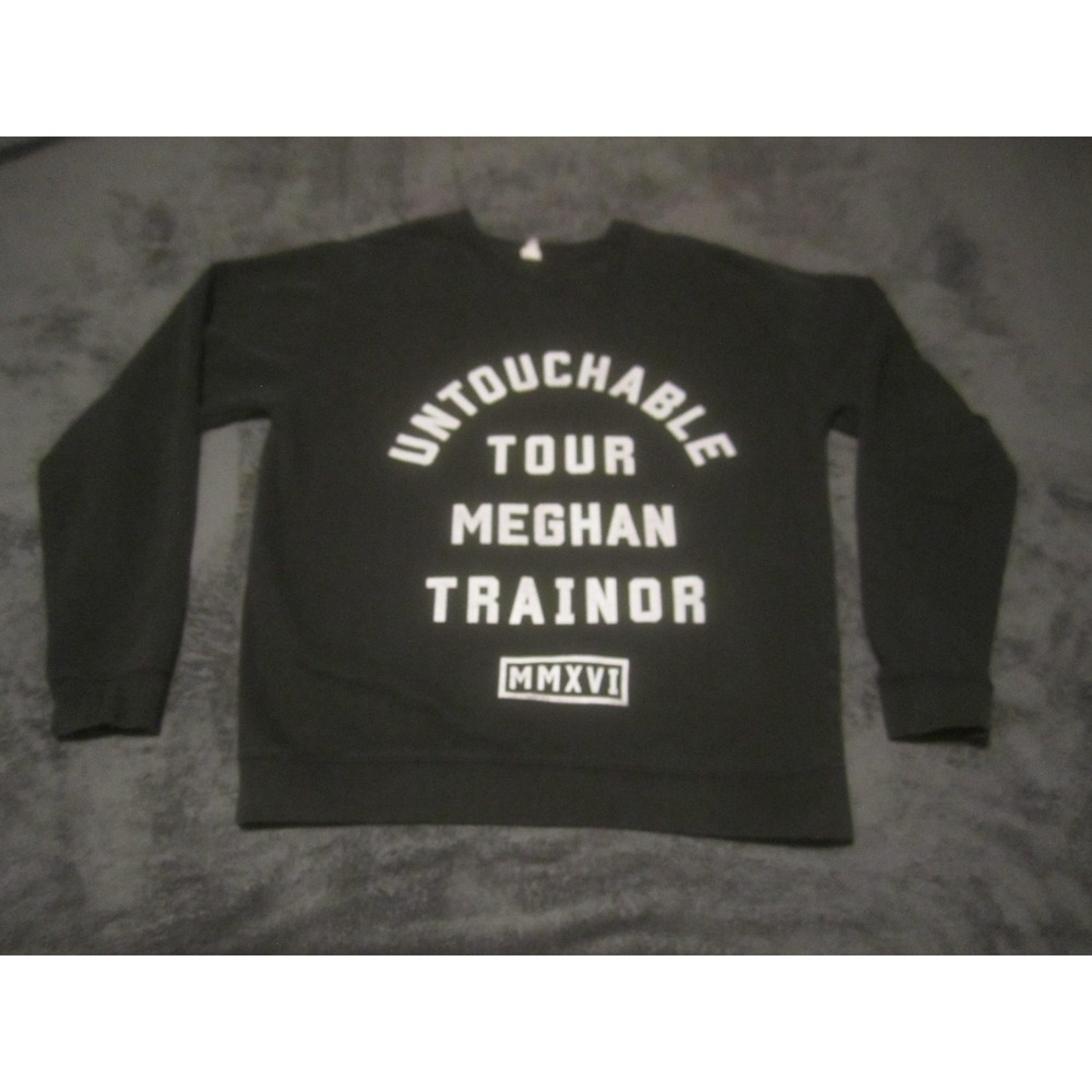 Independent Trading Company Sweater Mens Large Black Meghan Trainor‎ Tour Fleece